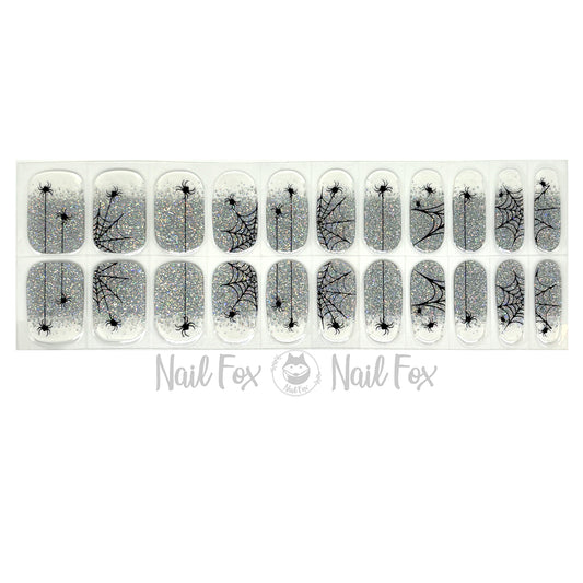 Webtastic Glitter No Light Gel Nail Wraps (NLG)