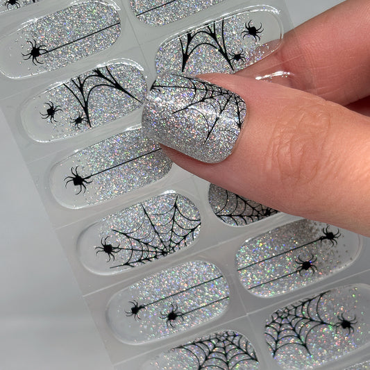 Webtastic Glitter No Light Gel Nail Wraps (NLG)