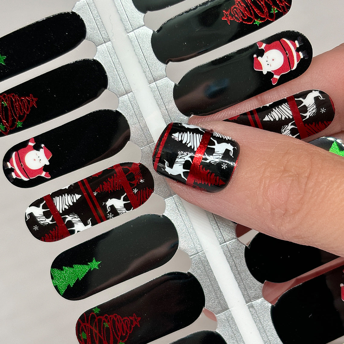 Yuletide Nail Wraps (Foil)