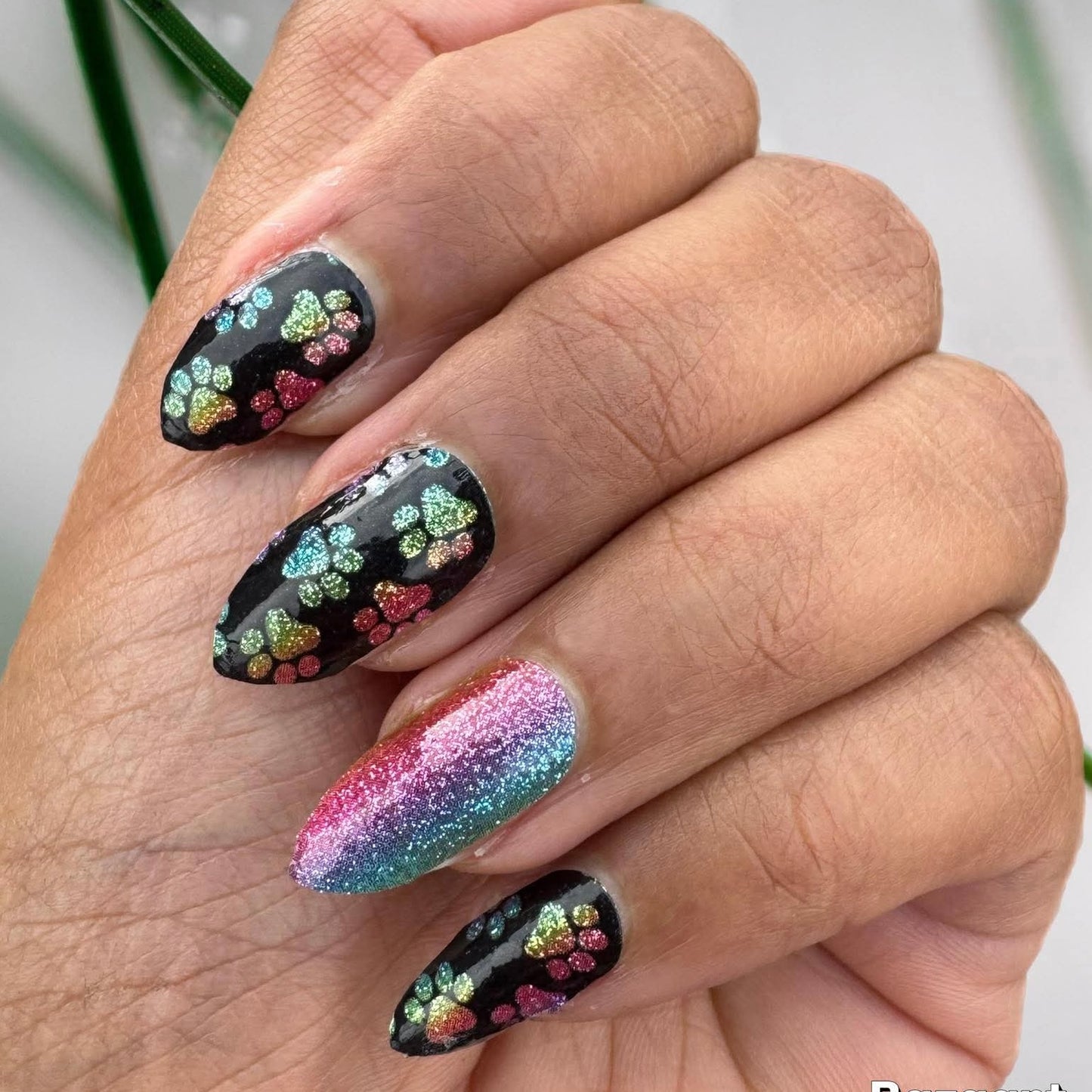 Pawsome Pride Exclusive Design Nail Wraps (GLITTER)