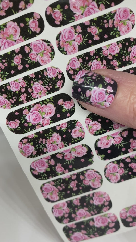 Victorian Rose Nail Wraps