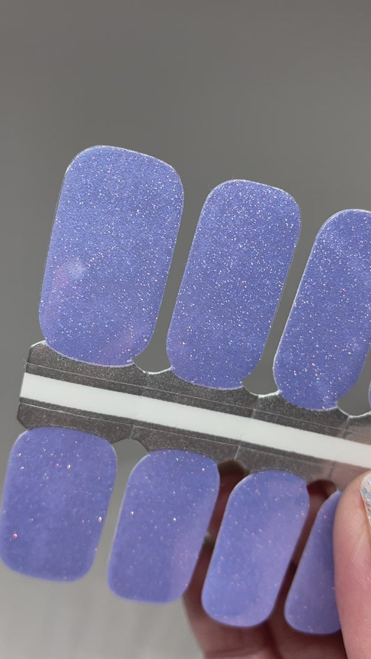 Lavender Shimmer Nail Wraps