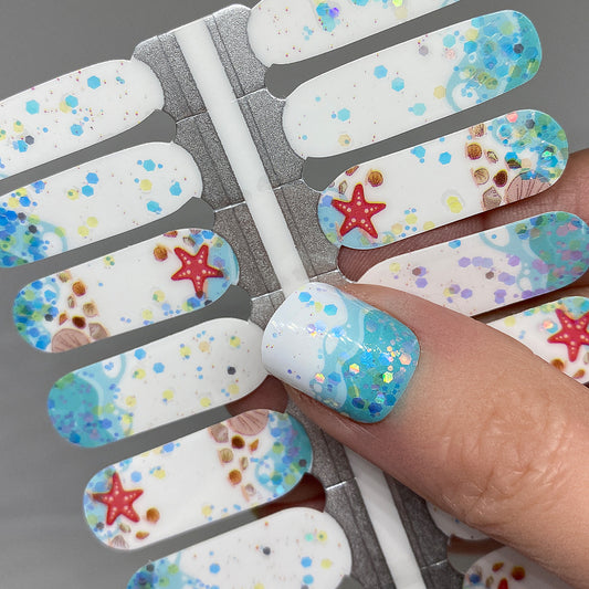 Beach Bling Nail Wraps