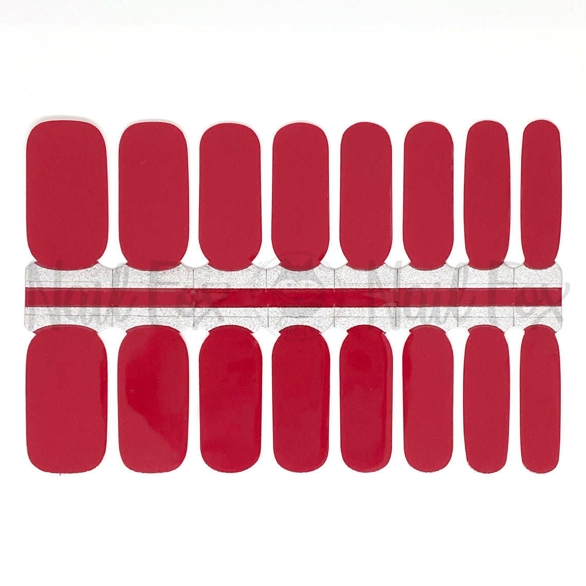 Cherry Red Solid Nail Wrap – Nail-Fox