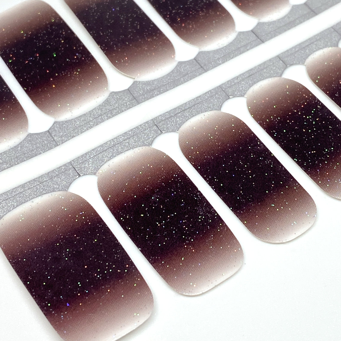 Chocolate Ombre Nail Wraps