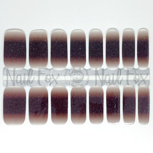 Chocolate Ombre Nail Wraps