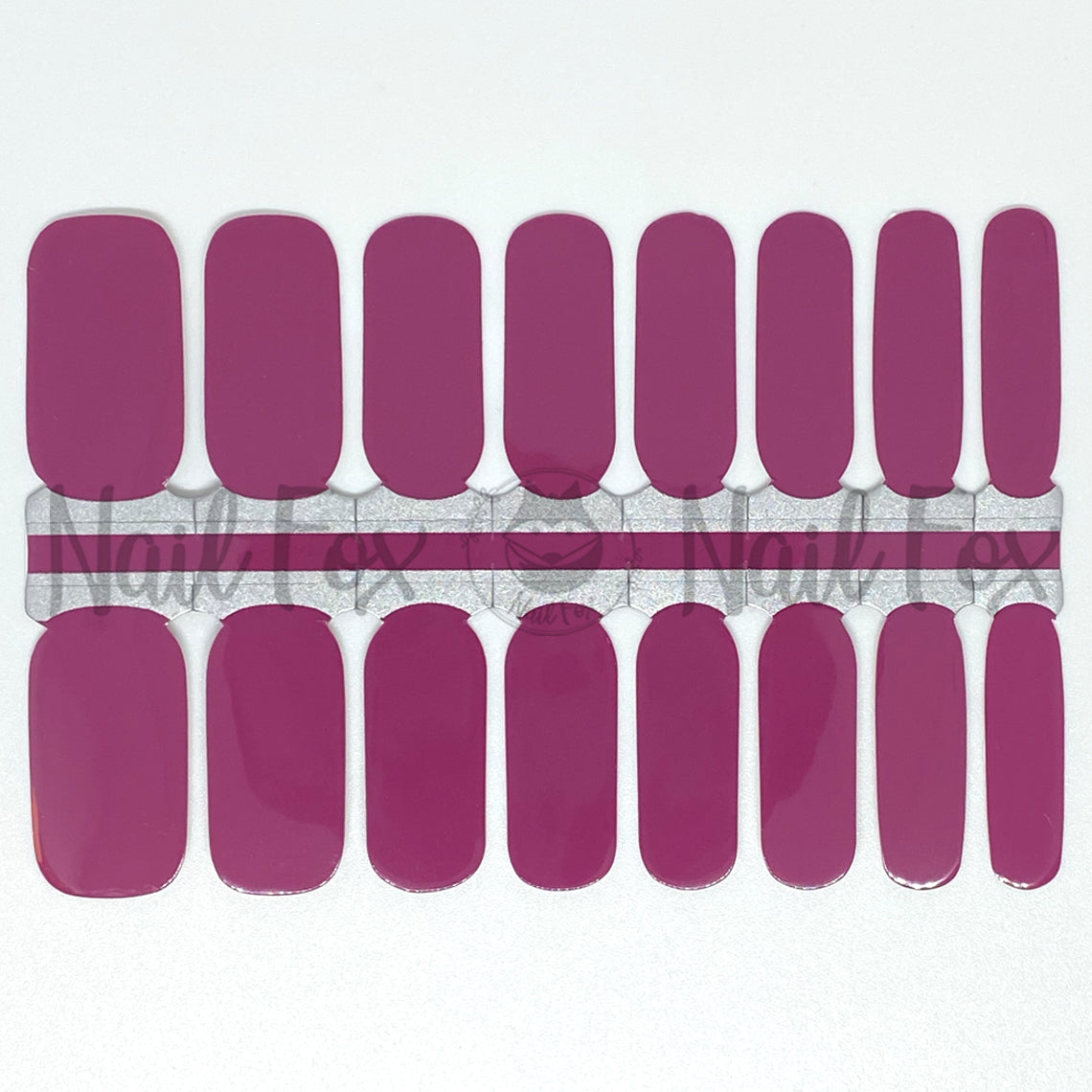 Dusty Berry Solid Nail Wraps