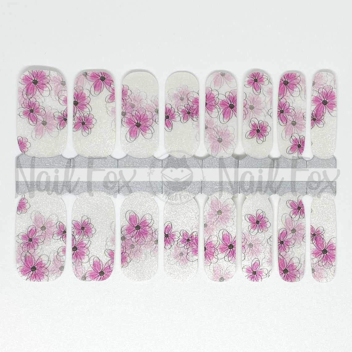 Floral Expression Nail Wraps (PEARL)