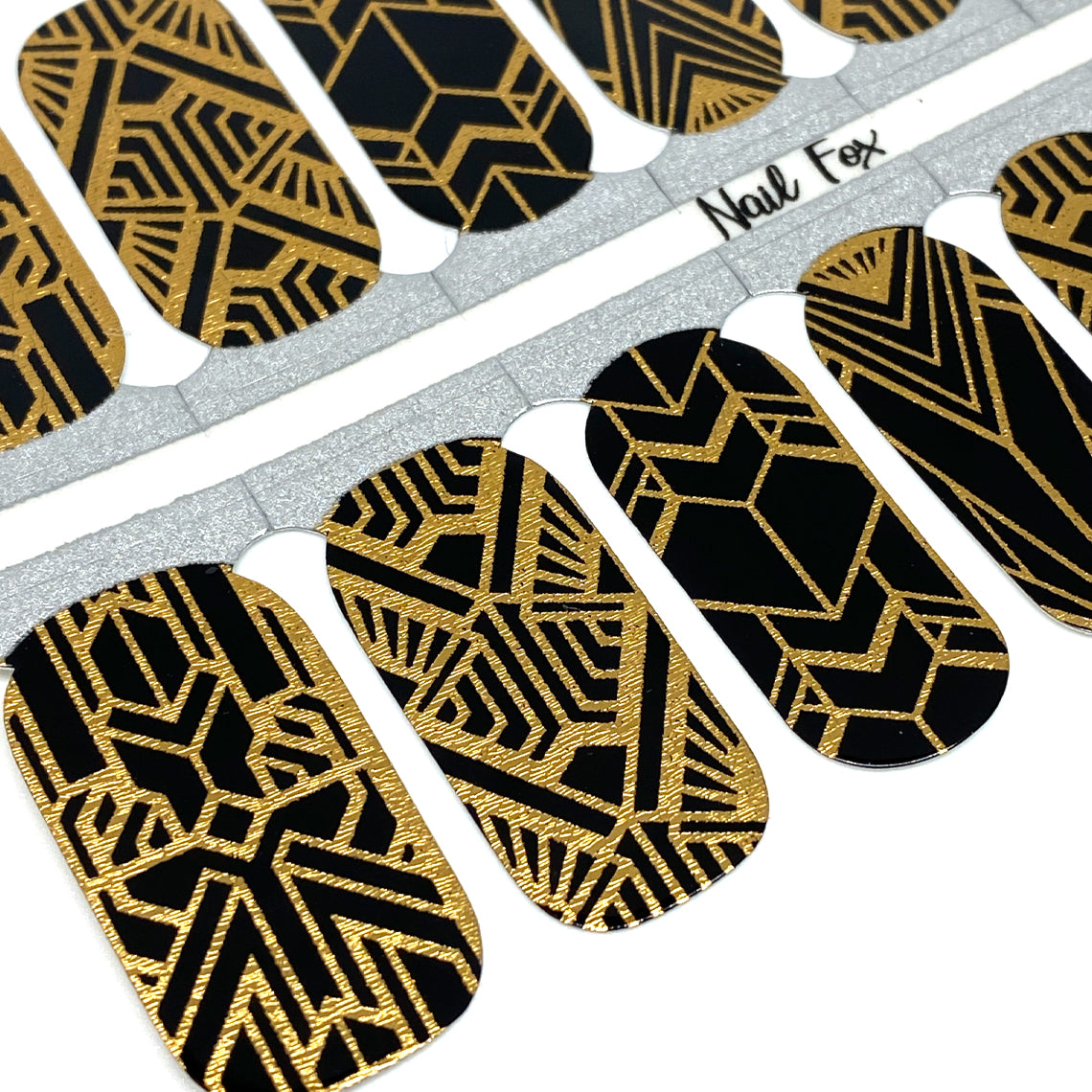 Great Gatsby Exclusive Design Nail Wraps (FOIL)