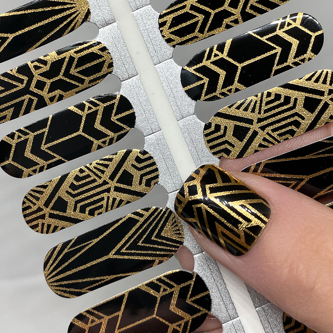 Great Gatsby Exclusive Design Nail Wraps (FOIL)