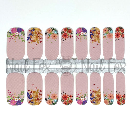 Wildflower Blush Nail Wraps